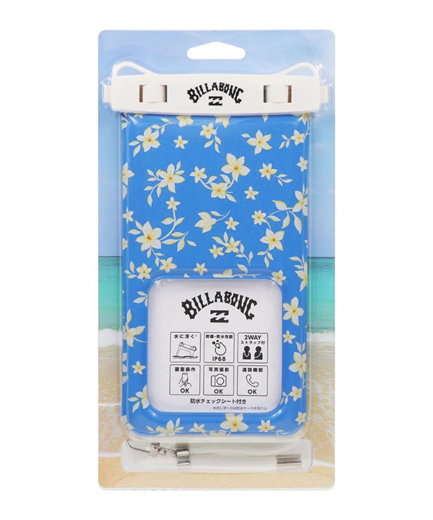BILLABONG ビラボン スマホケース 防水 ロゴ WATER PROOF CASE
