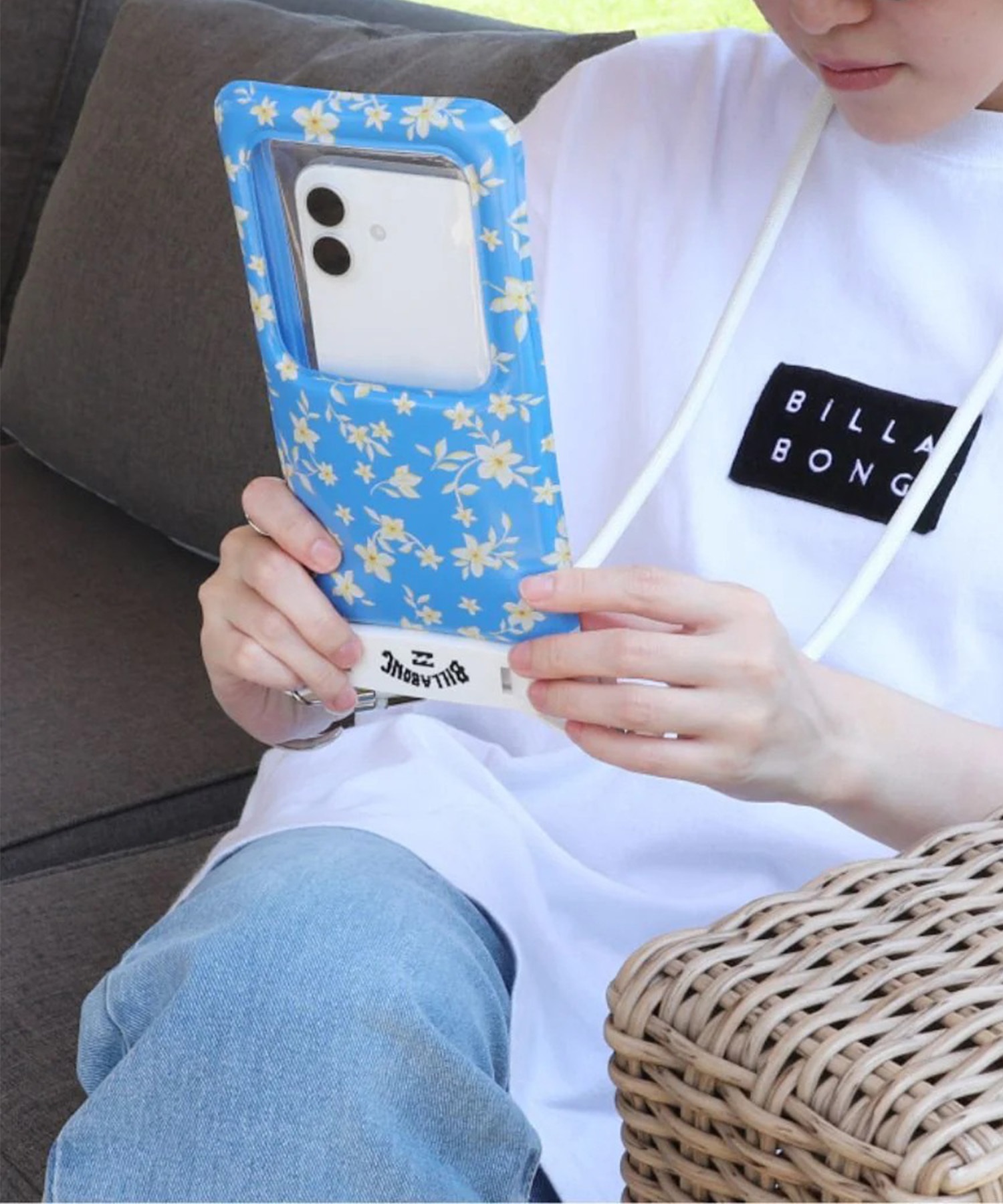 BILLABONG ビラボン スマホケース 防水 ロゴ WATER PROOF CASE BF01C