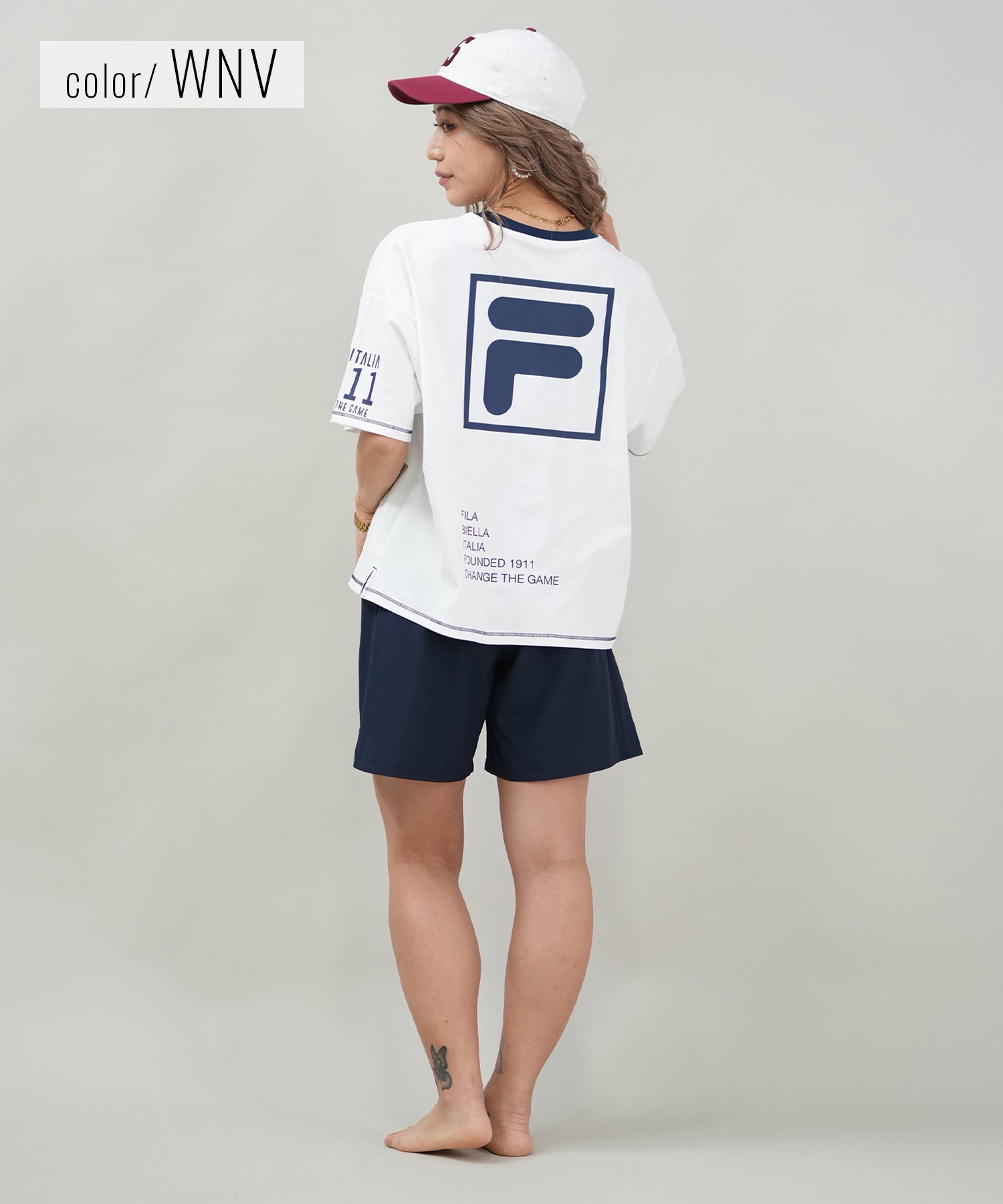 FILA フィラ 水着 4点セット レディース ラッシュガード 半袖 Tシャツ