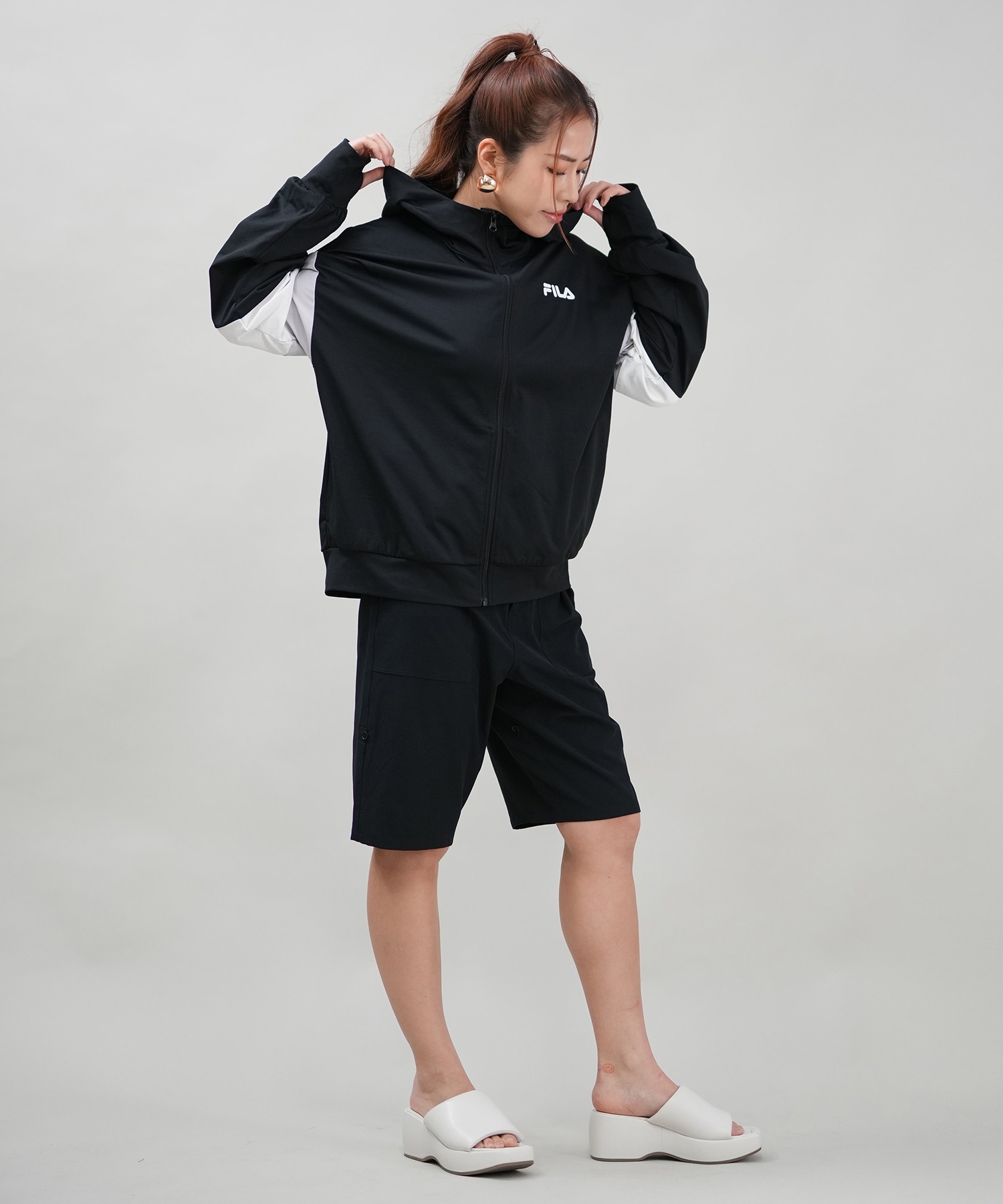 FILA フィラ 4点セット 水着 レディース 325061 セット水着｜ムラサキ