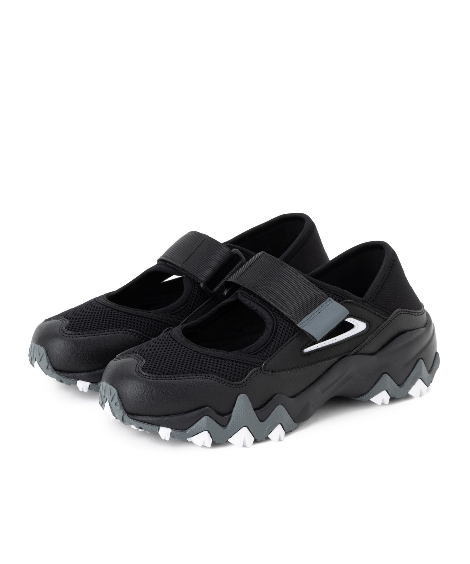 FILA フィラ スニーカー レディース メリージェーン FILA OAKMONT RECOVER オークモント リカバー USS25014003(BLK-23.0cm)