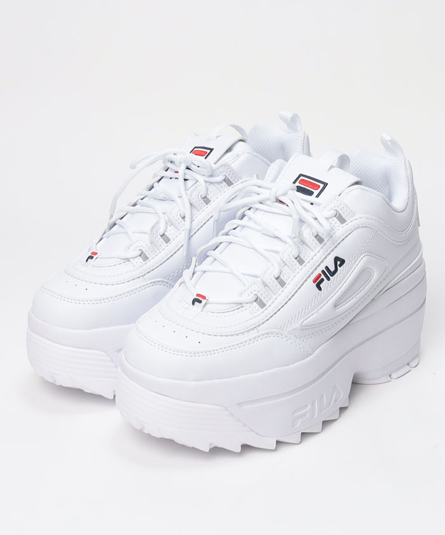 FILA フィラ 足長効果! チャンキー ウエッジ 厚底 スニーカー FILA フィラ スニーカー レディース 厚底 脚長 Disruptor 2