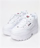 FILA フィラ スニーカー レディース 厚底 脚長 Disruptor 2 Wedge ディスラプター 2 ウェッジ WFW22044125(WHITE-22.5cm)