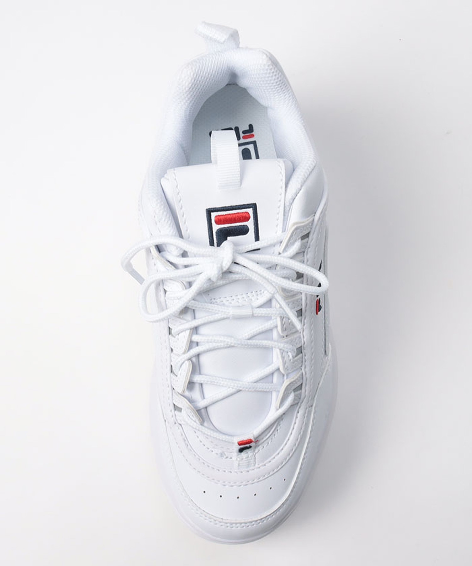 FILA フィラ スニーカー レディース 厚底 脚長 Disruptor 2 Wedge ディスラプター 2 ウェッジ WFW22044125(WHITE-22.5cm)