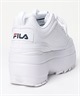 FILA フィラ スニーカー レディース 厚底 脚長 Disruptor 2 Wedge ディスラプター 2 ウェッジ WFW22044125(WHITE-22.5cm)