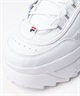 FILA フィラ スニーカー レディース 厚底 脚長 Disruptor 2 Wedge ディスラプター 2 ウェッジ WFW22044125(WHITE-22.5cm)