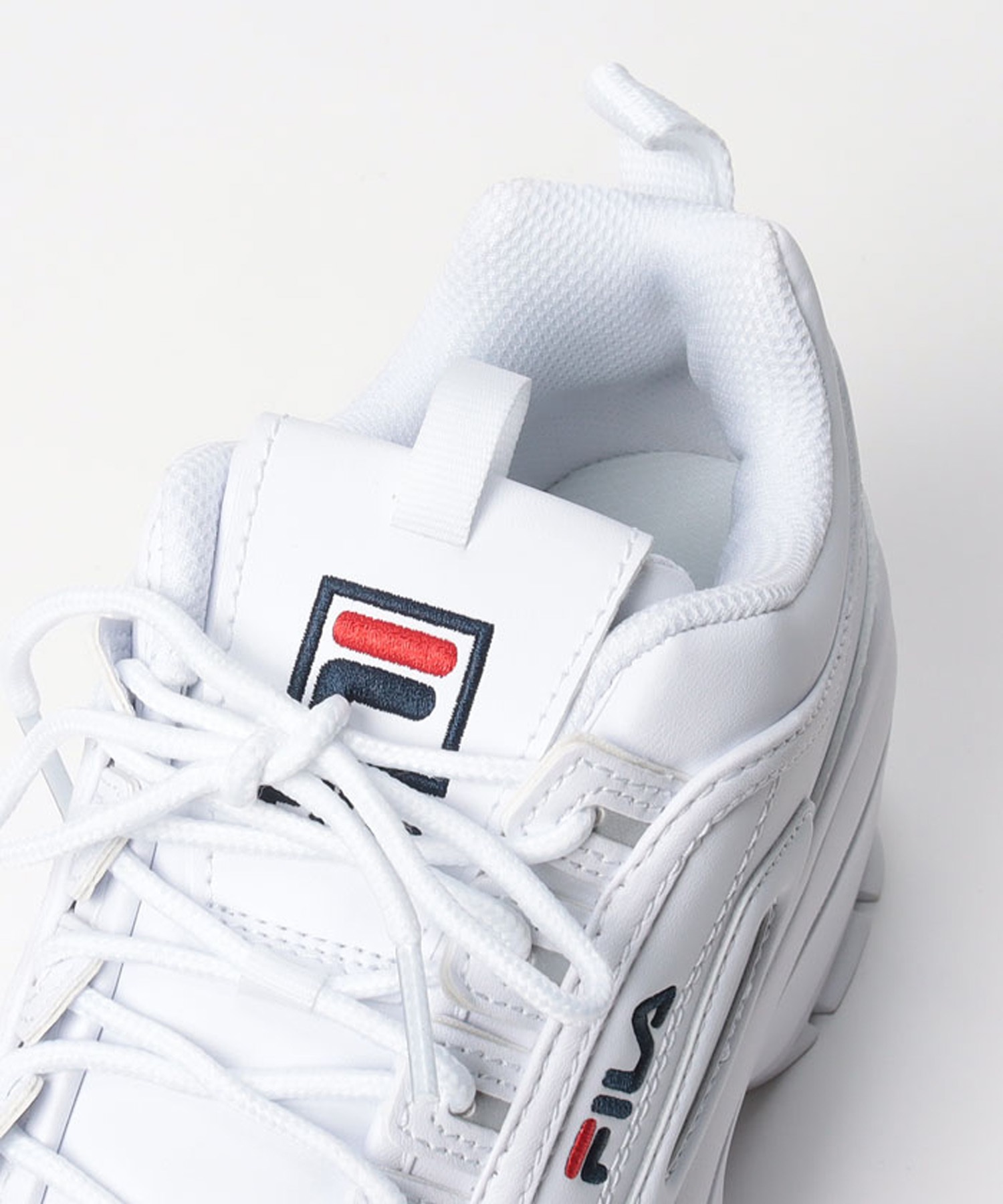 FILA フィラ スニーカー レディース 厚底 脚長 Disruptor 2 Wedge ディスラプター 2 ウェッジ WFW22044125(WHITE-22.5cm)