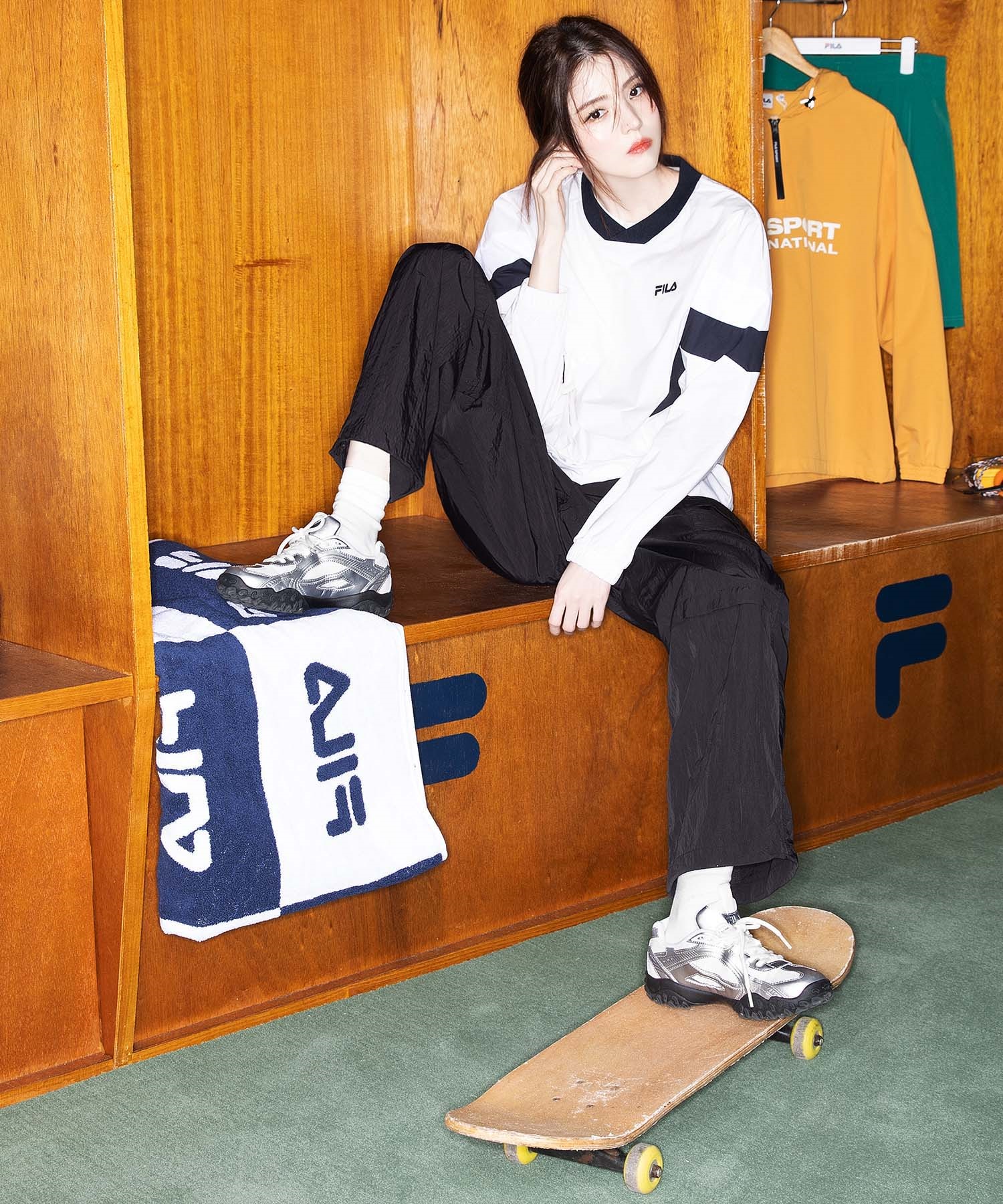 FILA フィラ スニーカー レディース 韓国 コリア シルバー FILA