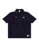【8月30日発売】PUMA プーマ 半袖 シャツ メンズ PUMA × BlackEyePatch セットアップ対応 OVAL ロゴ モノグラム ベロア 半袖 トップ 636075(16-M)