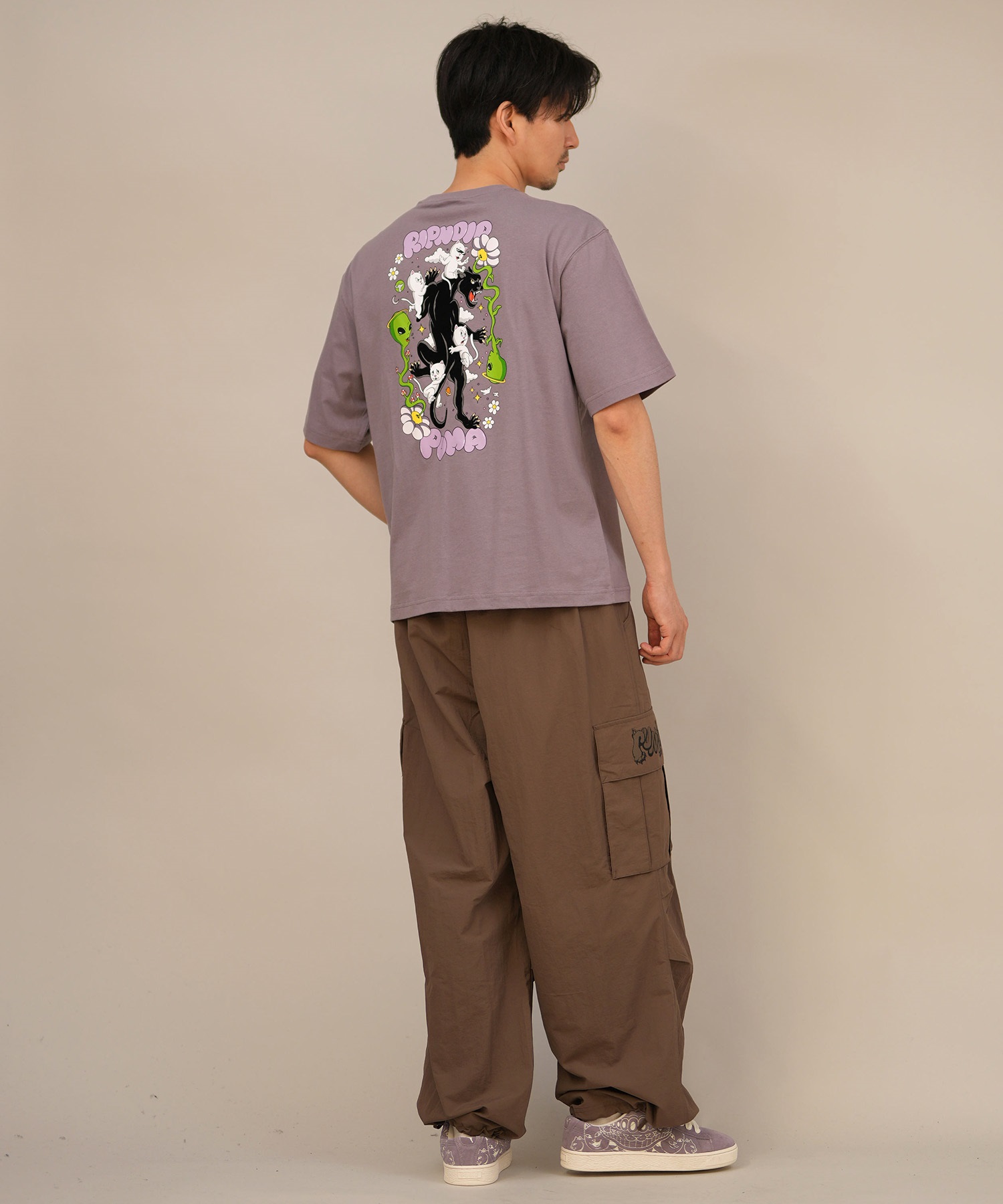 9月27日発売 PUMA プーマ × RIPNDIP リップンディップ コラボ メンズ エクストリーム カーゴパンツ ロングパンツ 632417(01-M)