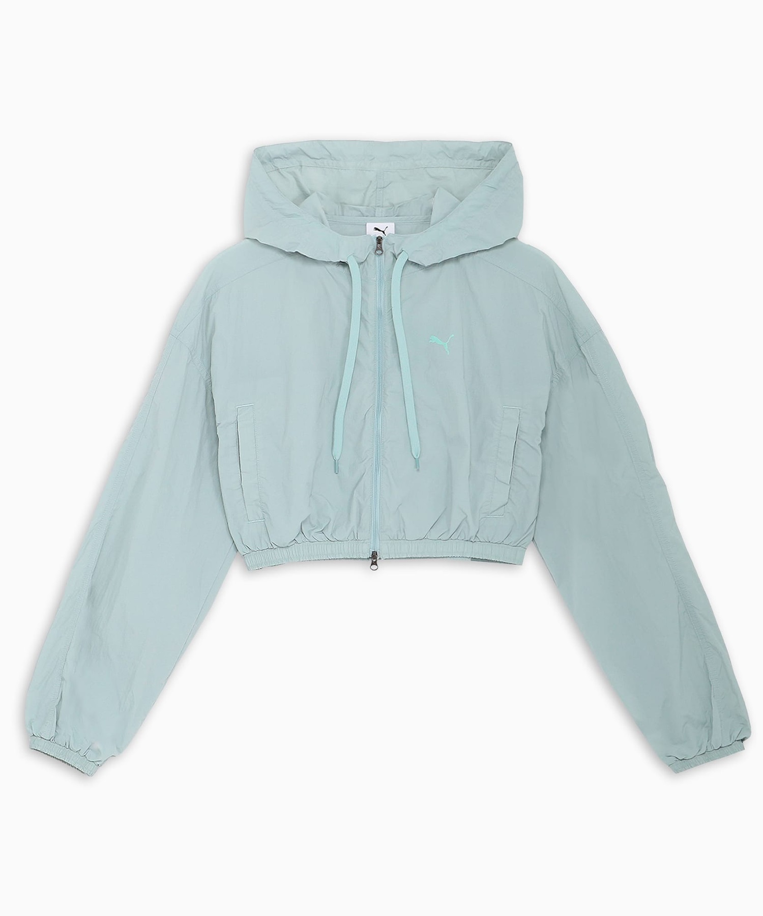 PUMA プーマ パーカー レディース ジップアップパーカー クロップド丈 WARDROBE WOVEN JACKET 633599(87-M)