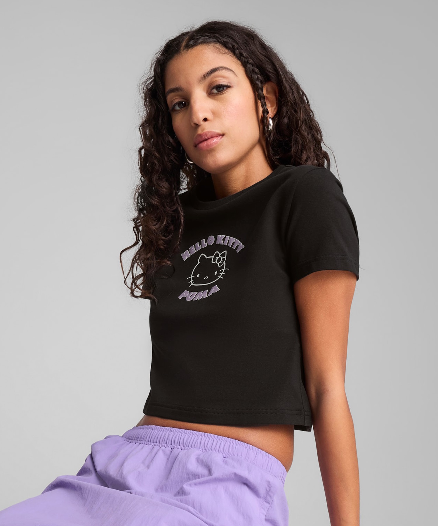 PUMA プーマ PUMA X HELLO KITTY 半袖 Tシャツ レディース