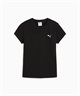 PUMA プーマ 半袖 Tシャツ レディース ミニTシャツ ワードローブ ESS リブ スリム 半袖 Tシャツ 631805(01-S)