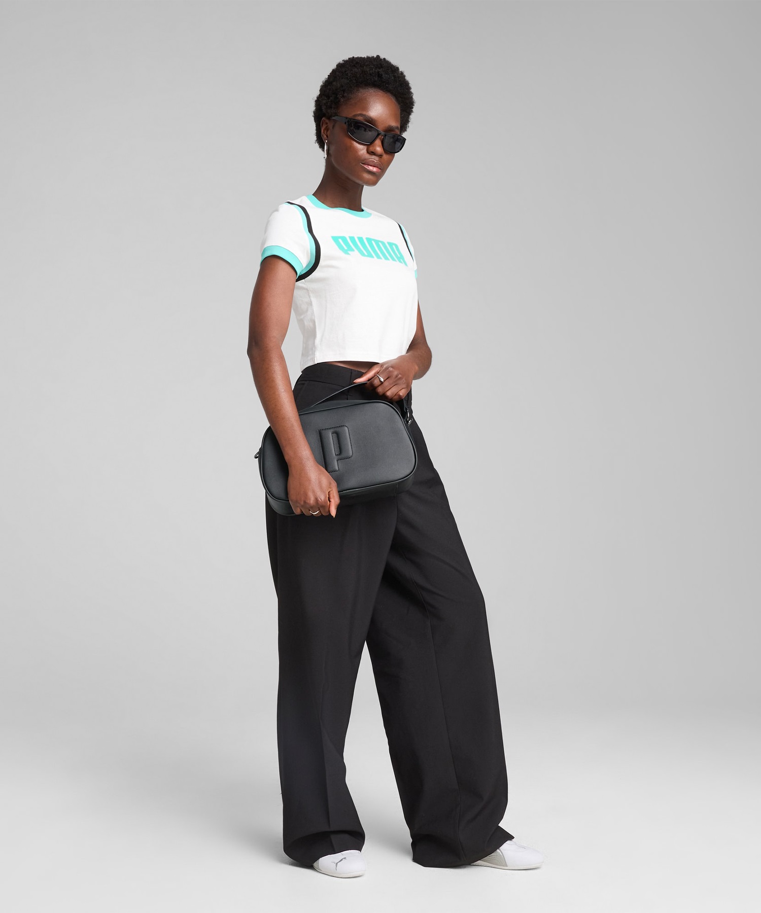 PUMA プーマ 半袖 Tシャツ レディース ミニT クロップド丈