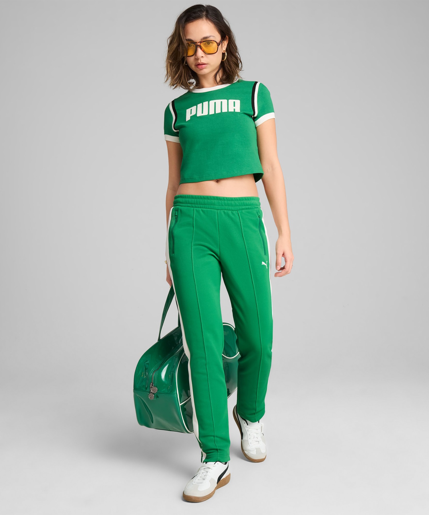 PUMA プーマ 半袖 Tシャツ レディース ミニT クロップド丈