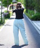 PUMA プーマ 半袖 Tシャツ レディース クロップド丈 ショート丈 シンプル ロゴ T7 MODERN SLIM SHORT T 633345(01-M)