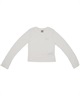PUMA プーマ ロンT レディース BLACKPINK ロゼ 韓国 クロップド丈 ショート丈 PUMA X ROSE SLIM LONGSLEEVE TE 633805(01-XS)