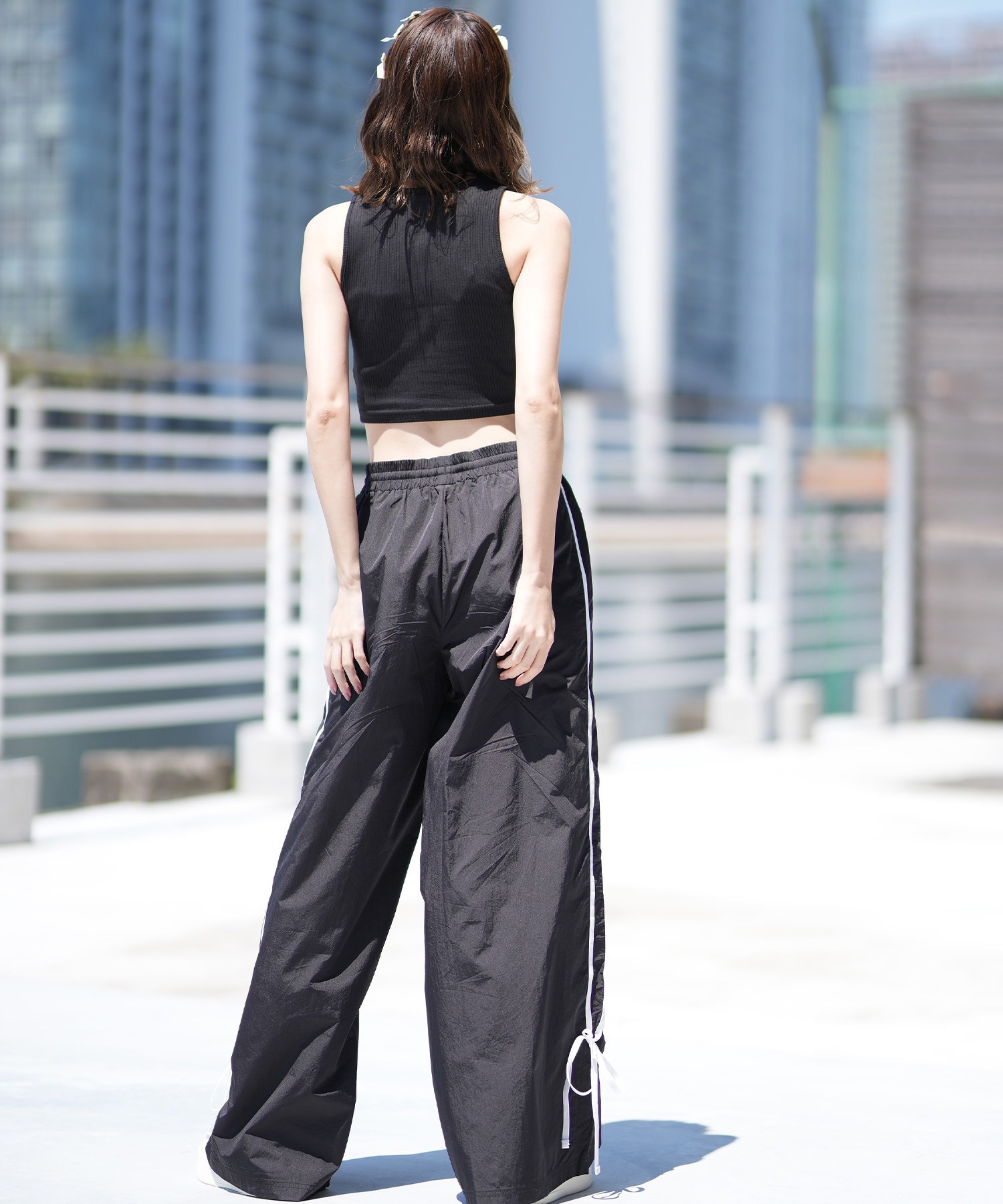 PUMA プーマ タンクトップ レディース クロップド丈 ショート丈