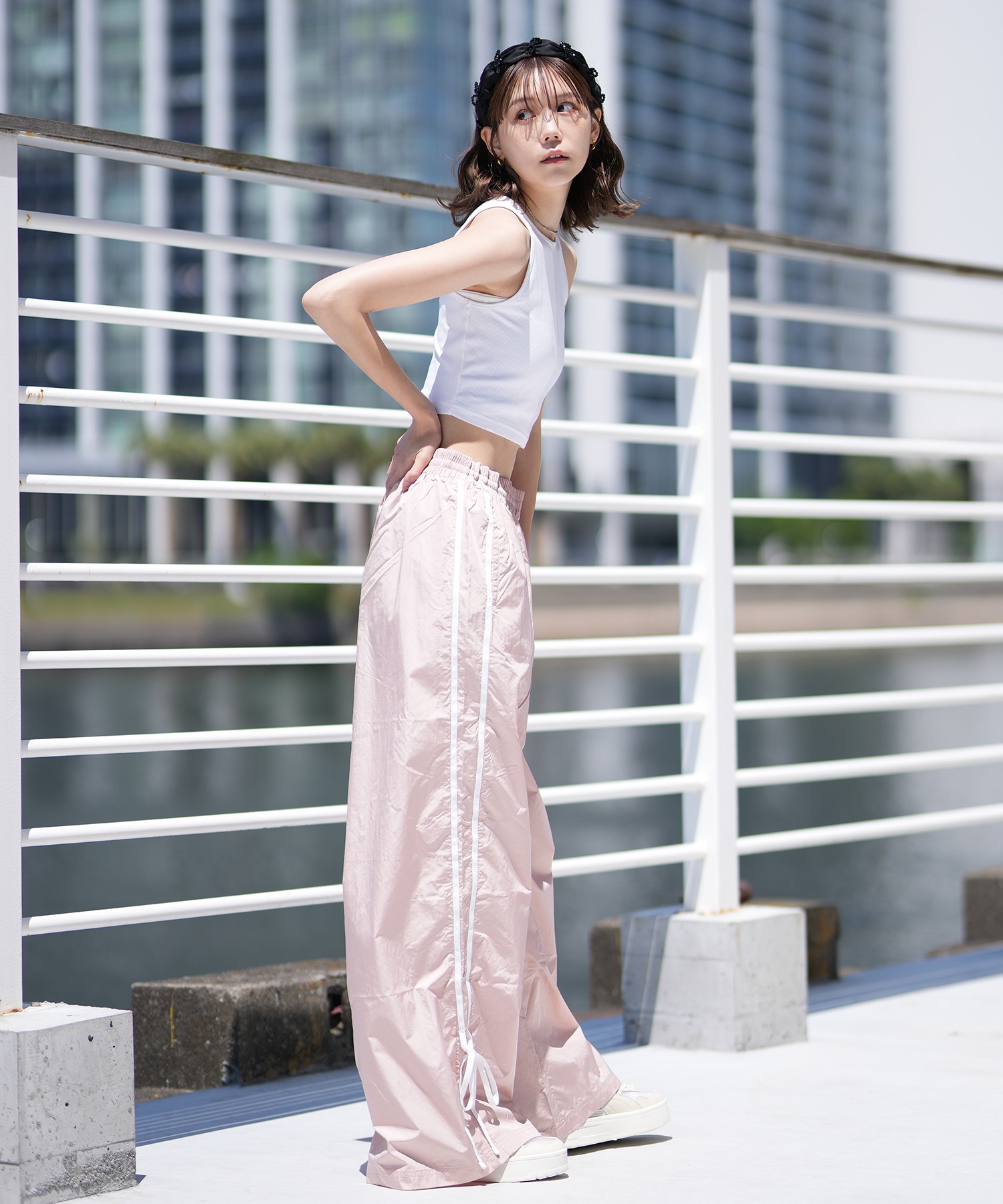 PUMA プーマ タンクトップ レディース クロップド丈 ショート丈