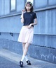PUMA プーマ ハーフパンツ ショートパンツ レディース スカート付 シンプル ロゴ 633252(19-M)