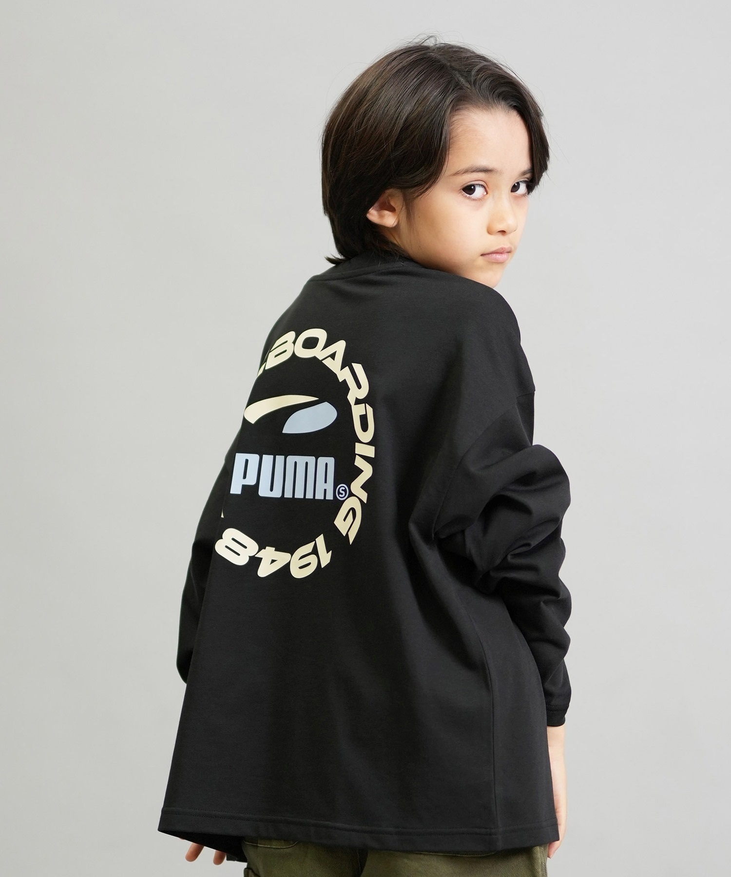 PUMA SKATEBOARDING プーマ スケートボーディング 長袖 Tシャツ キッズ