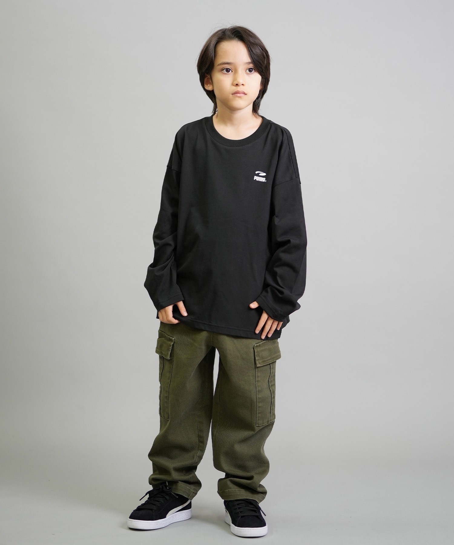 PUMA SKATEBOARDING プーマ スケートボーディング 長袖 Tシャツ キッズ