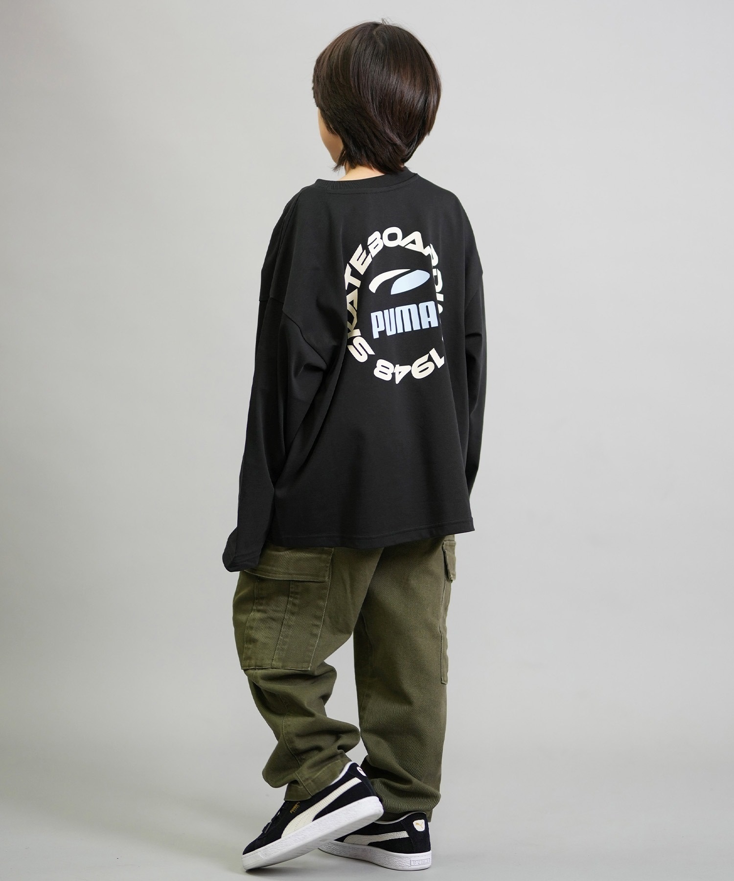 PUMA SKATEBOARDING プーマ スケートボーディング 長袖 Tシャツ キッズ