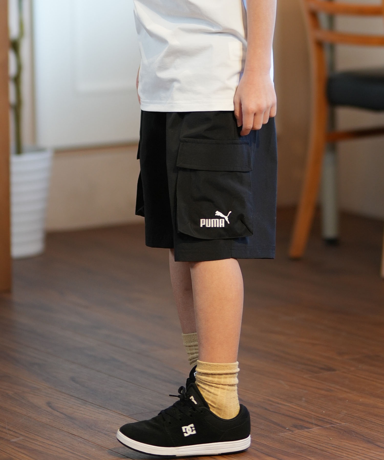 PUMA プーマ ハーフパンツ ショートパンツ キッズ ジュニア 子供 撥水