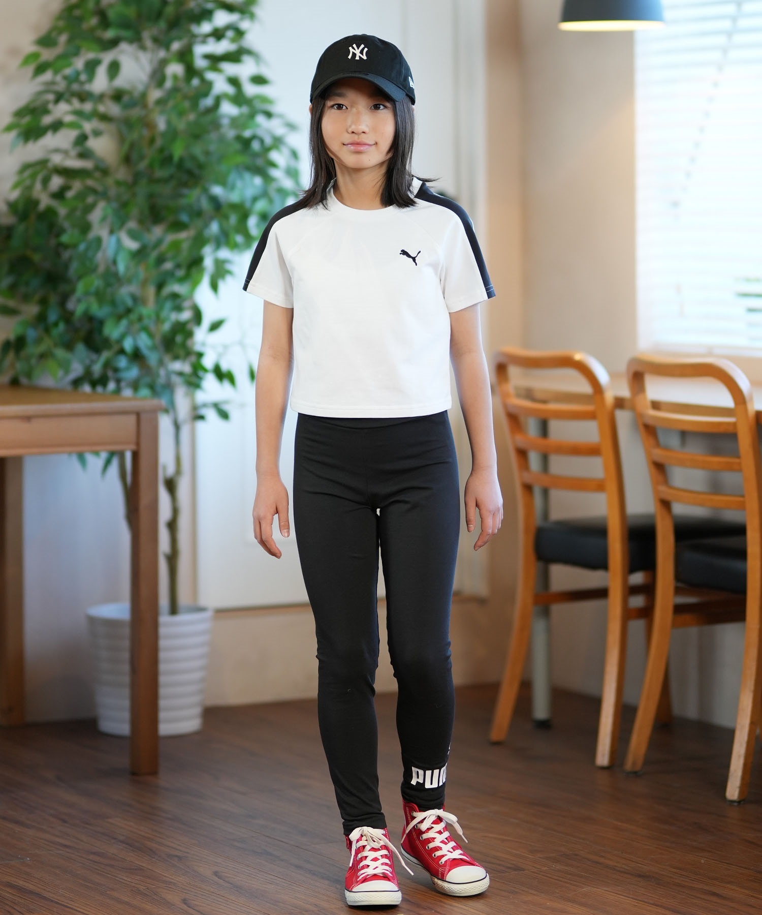 PUMA プーマ レギンス スパッツ キッズ ジュニア 子供 ESS NO.1 ロゴ 