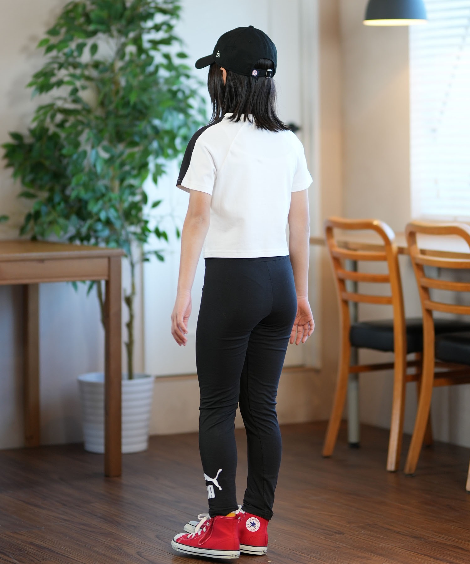PUMA プーマ レギンス スパッツ キッズ ジュニア 子供 ESS NO.1 ロゴ