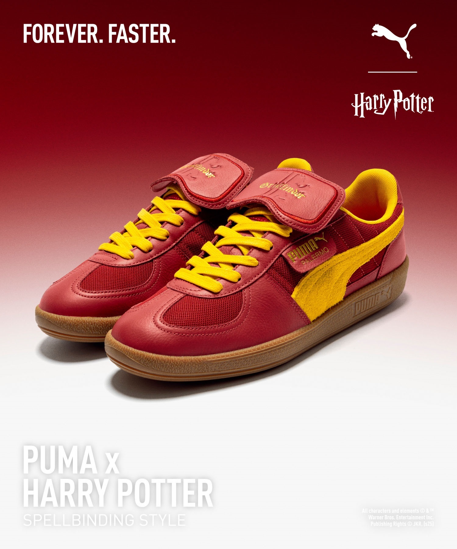 PUMA プーマ シューズ メンズ レディース スニーカー ハリー・ポッター コラボ PALERMO HARRY POTTER パレルモ 401209(01-23.0cm)