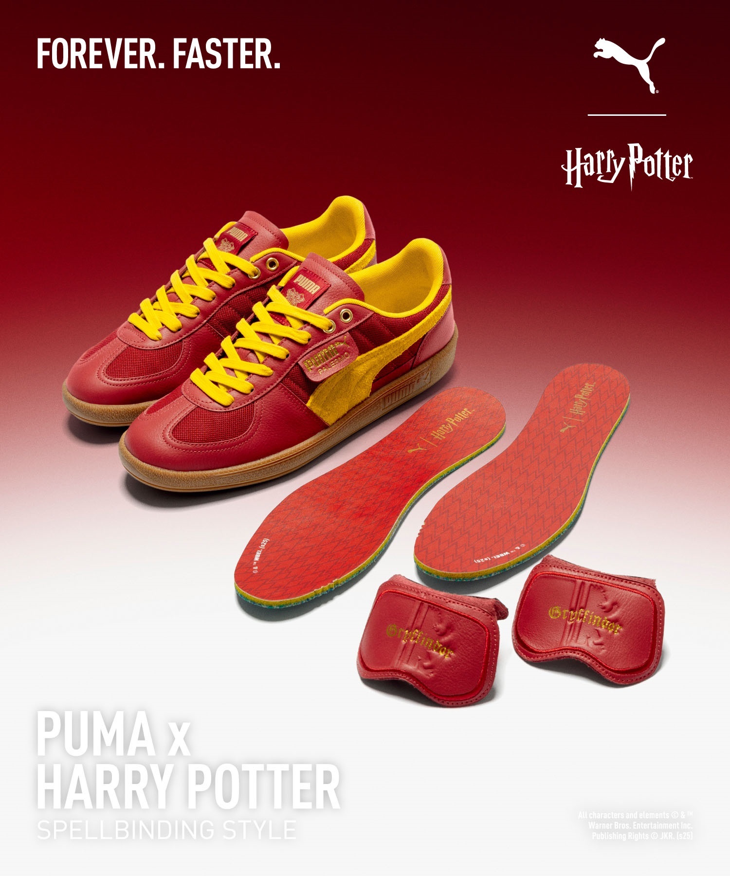 PUMA プーマ シューズ メンズ レディース スニーカー ハリー・ポッター コラボ PALERMO HARRY POTTER パレルモ 401209(01-23.0cm)