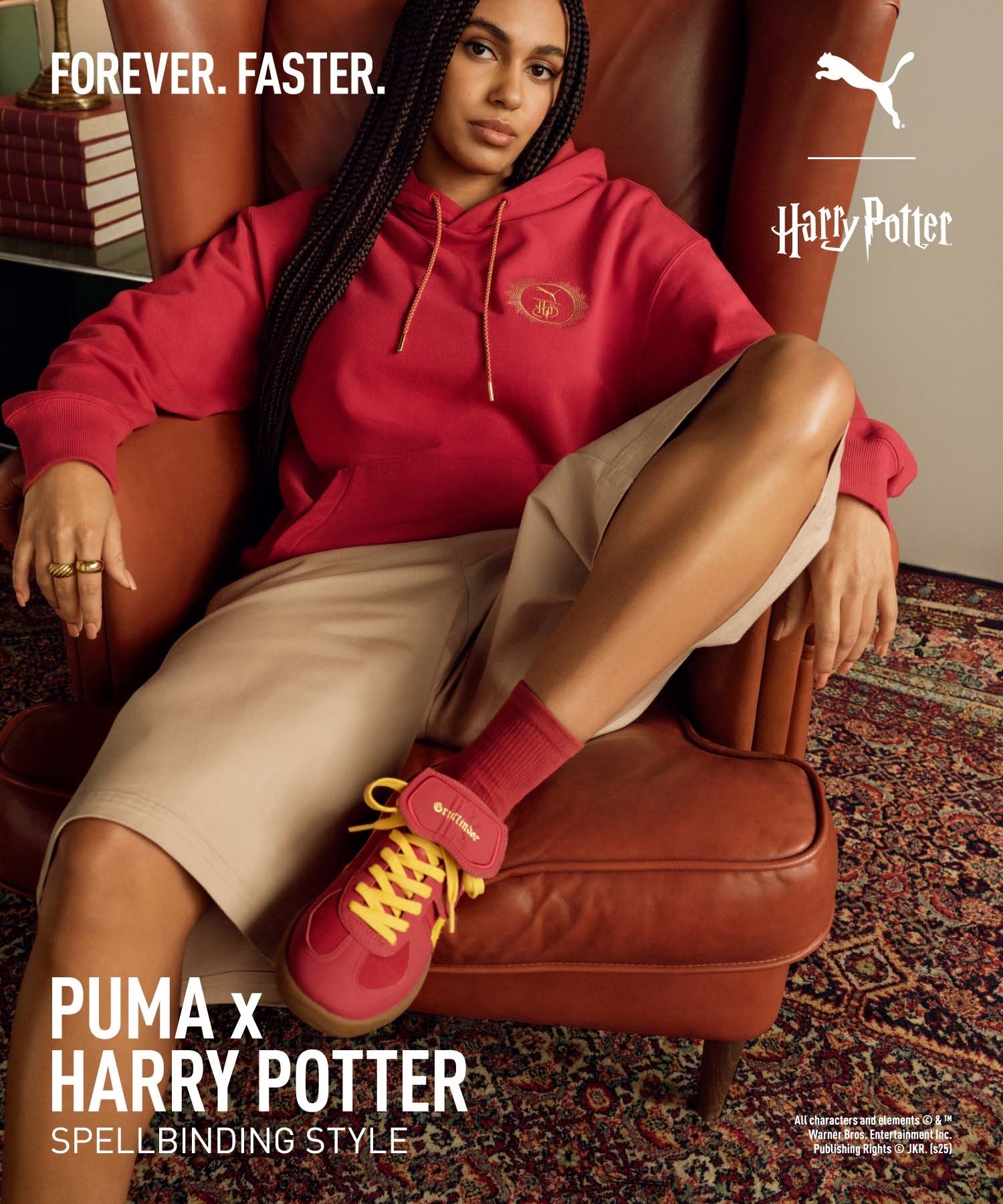 PUMA プーマ シューズ メンズ レディース スニーカー ハリー・ポッター コラボ PALERMO HARRY POTTER パレルモ 401209(01-23.0cm)
