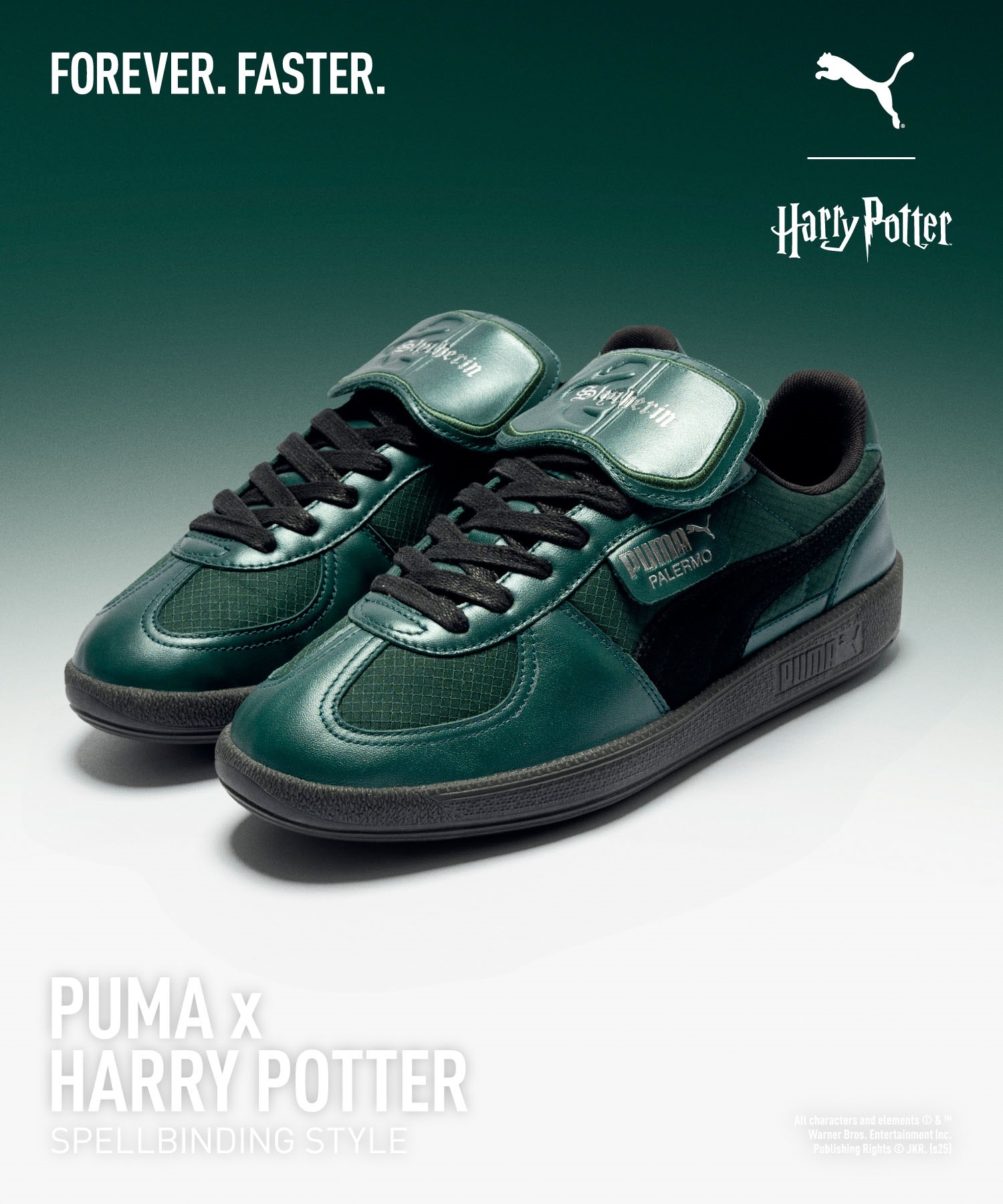 PUMA プーマ シューズ メンズ レディース スニーカー ハリー・ポッター PALERMO 2 HARRY POTTER パレルモ 401210(01-23.0cm)