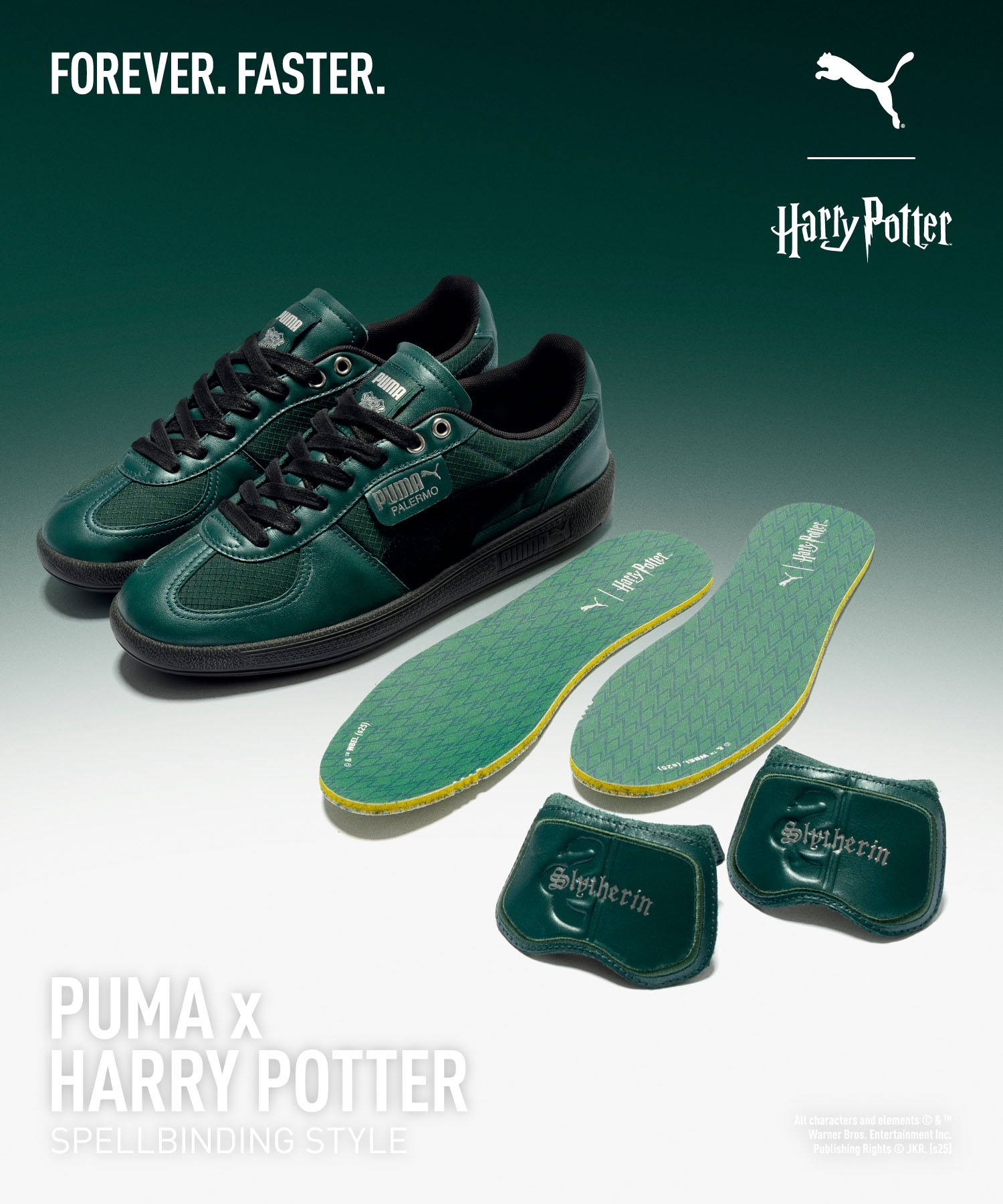 PUMA プーマ シューズ メンズ レディース スニーカー ハリー・ポッター PALERMO 2 HARRY POTTER パレルモ 401210(01-23.0cm)