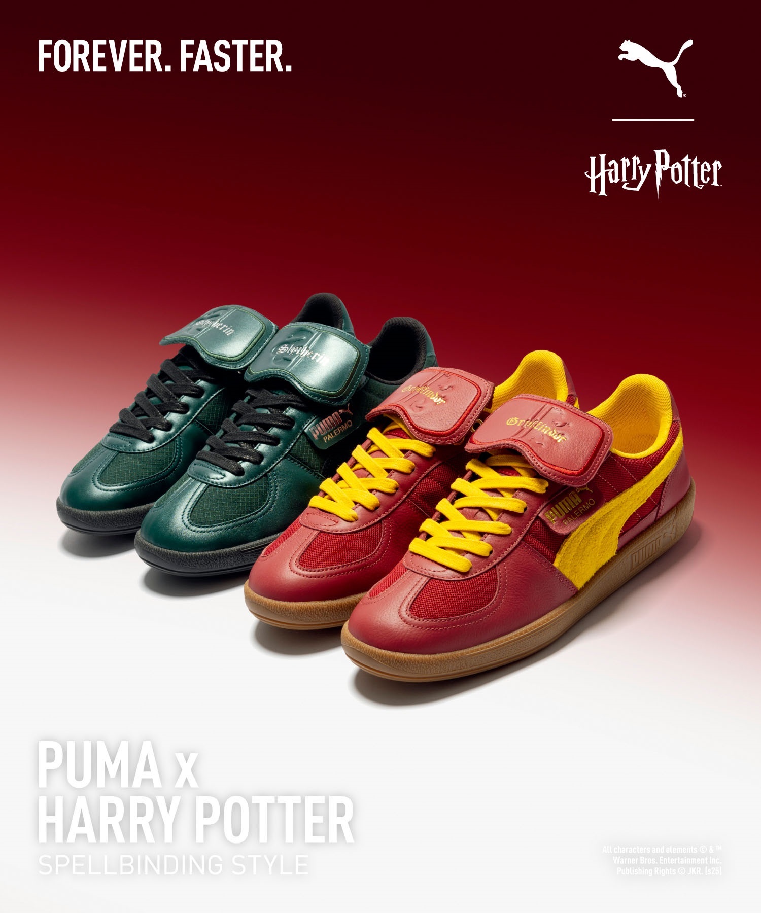 PUMA プーマ シューズ メンズ レディース スニーカー ハリー・ポッター PALERMO 2 HARRY POTTER パレルモ 401210(01-23.0cm)