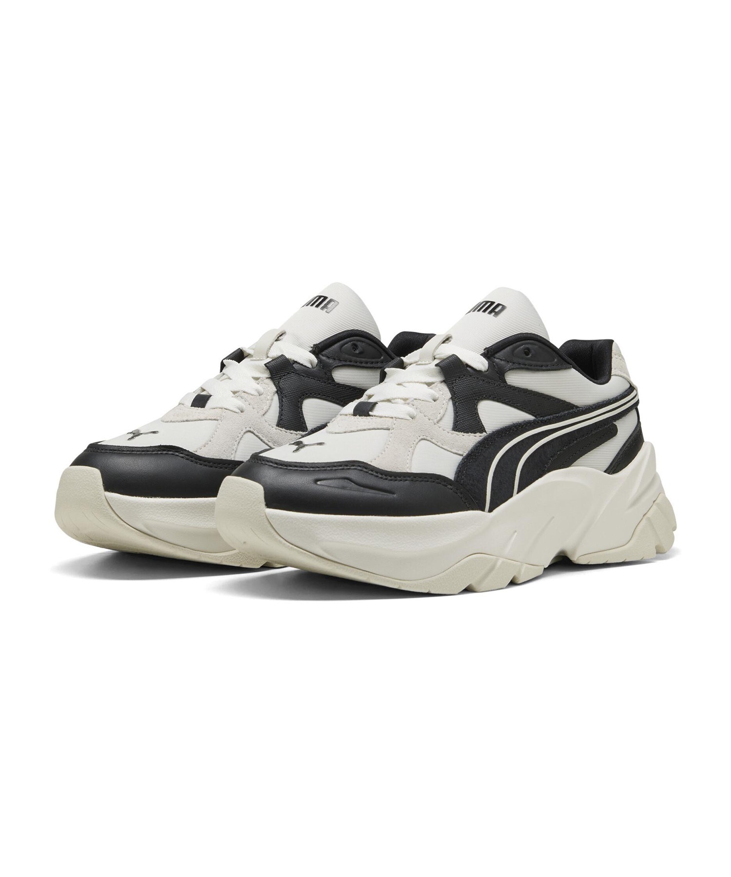 【限定展開】PUMA プーマ スニーカー レディース 厚底 韓国ファッション モノトーン SOPHYR QUIET LUX 401314(01-23.0cm)
