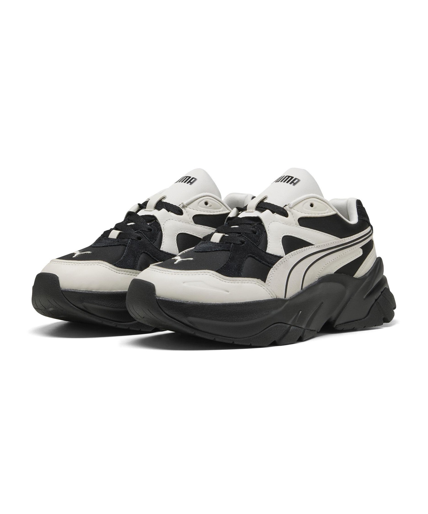 【限定展開】PUMA プーマ スニーカー レディース 厚底 韓国ファッション モノトーン SOPHYR QUIET LUX 401314(01-23.0cm)