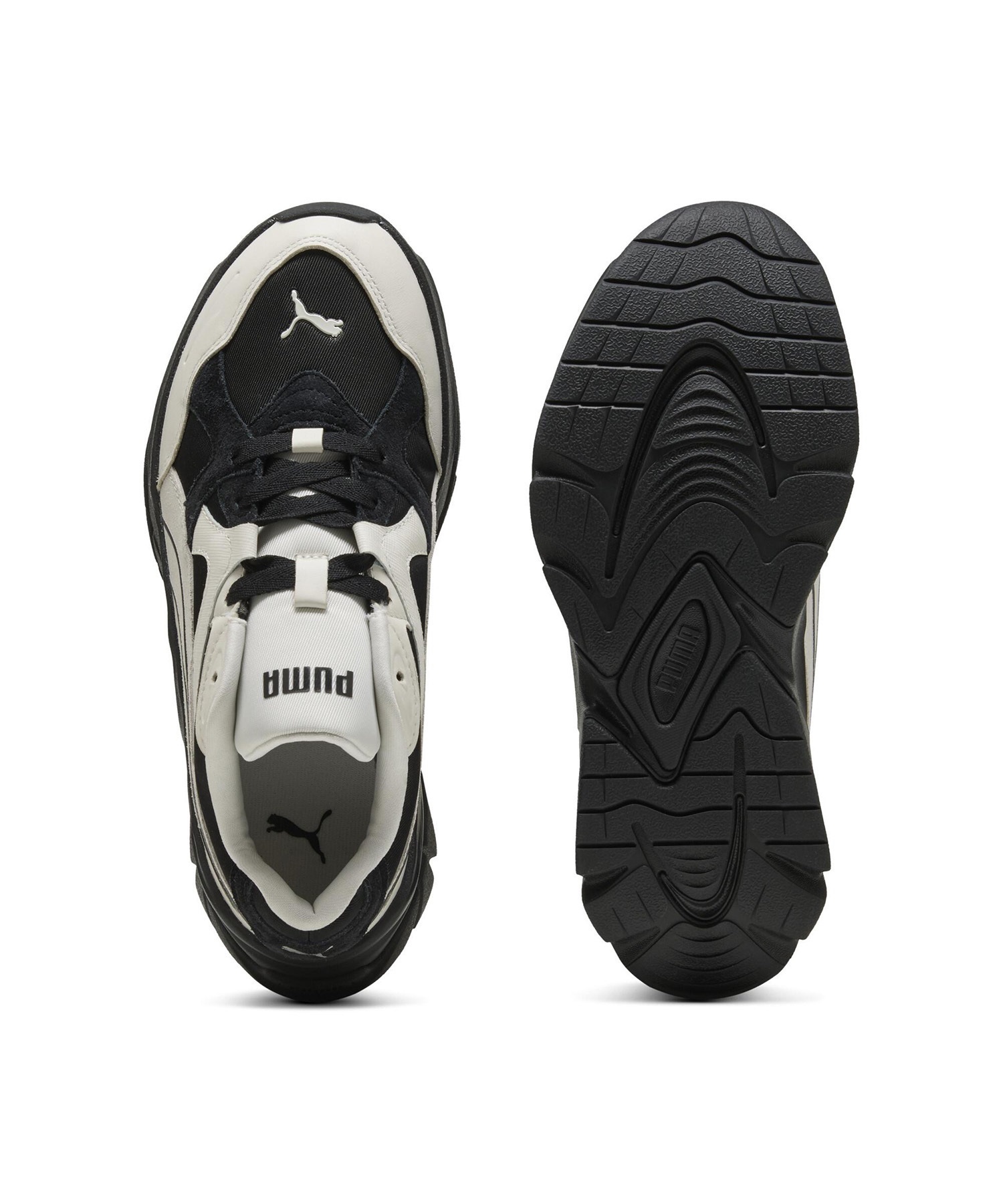【限定展開】PUMA プーマ スニーカー レディース 厚底 韓国ファッション モノトーン SOPHYR QUIET LUX 401314(01-23.0cm)