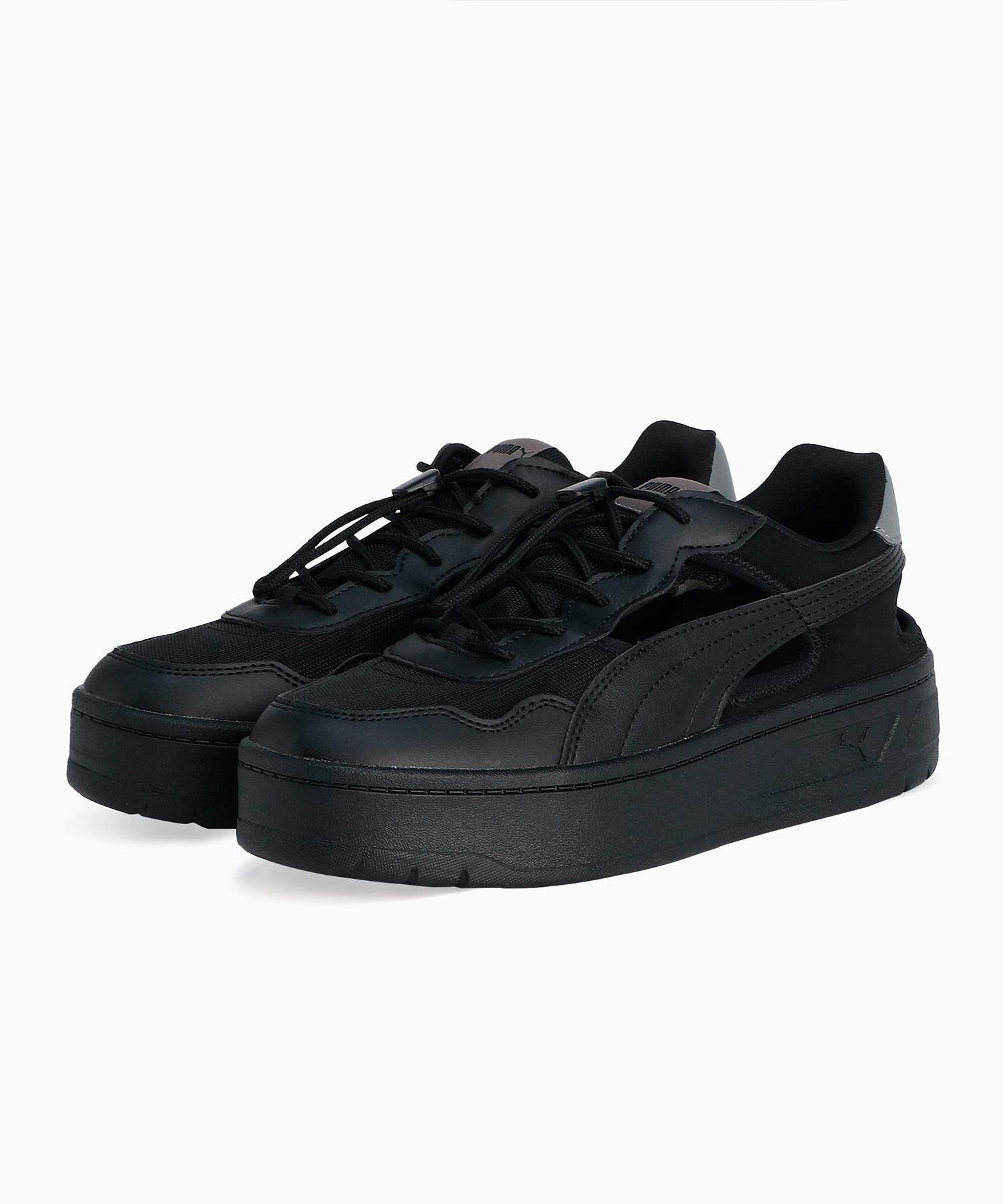 PUMA プーマ シューズ レディース スニーカー COURT LALLY SKYE MULE 402450(01-23.0cm)