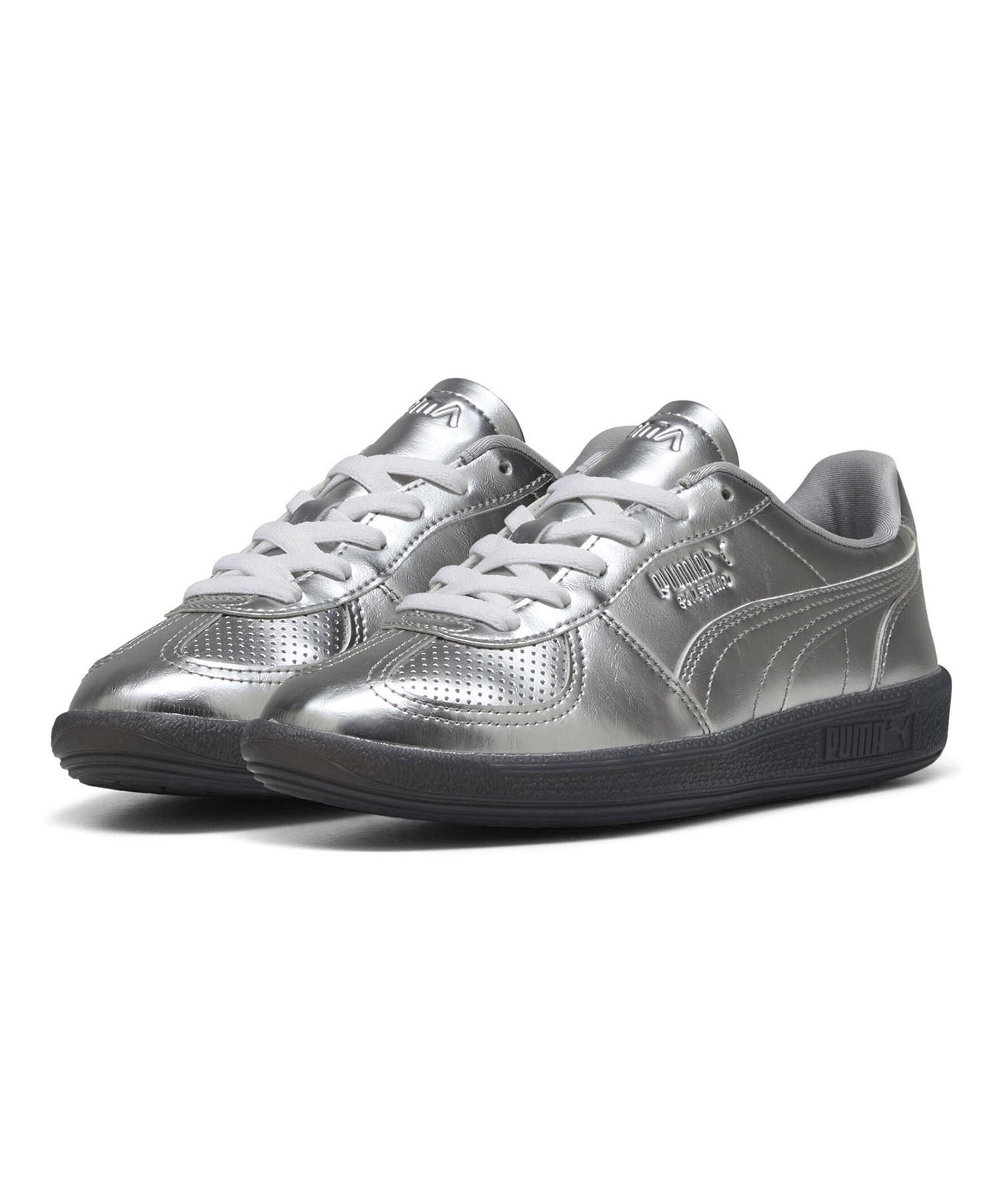 PUMA プーマ スニーカー レディース シルバー 韓国 ファッション パレルモ アストロ エスケープ PALERMO ASTRO ESCAPE 400450(01-23.0cm)