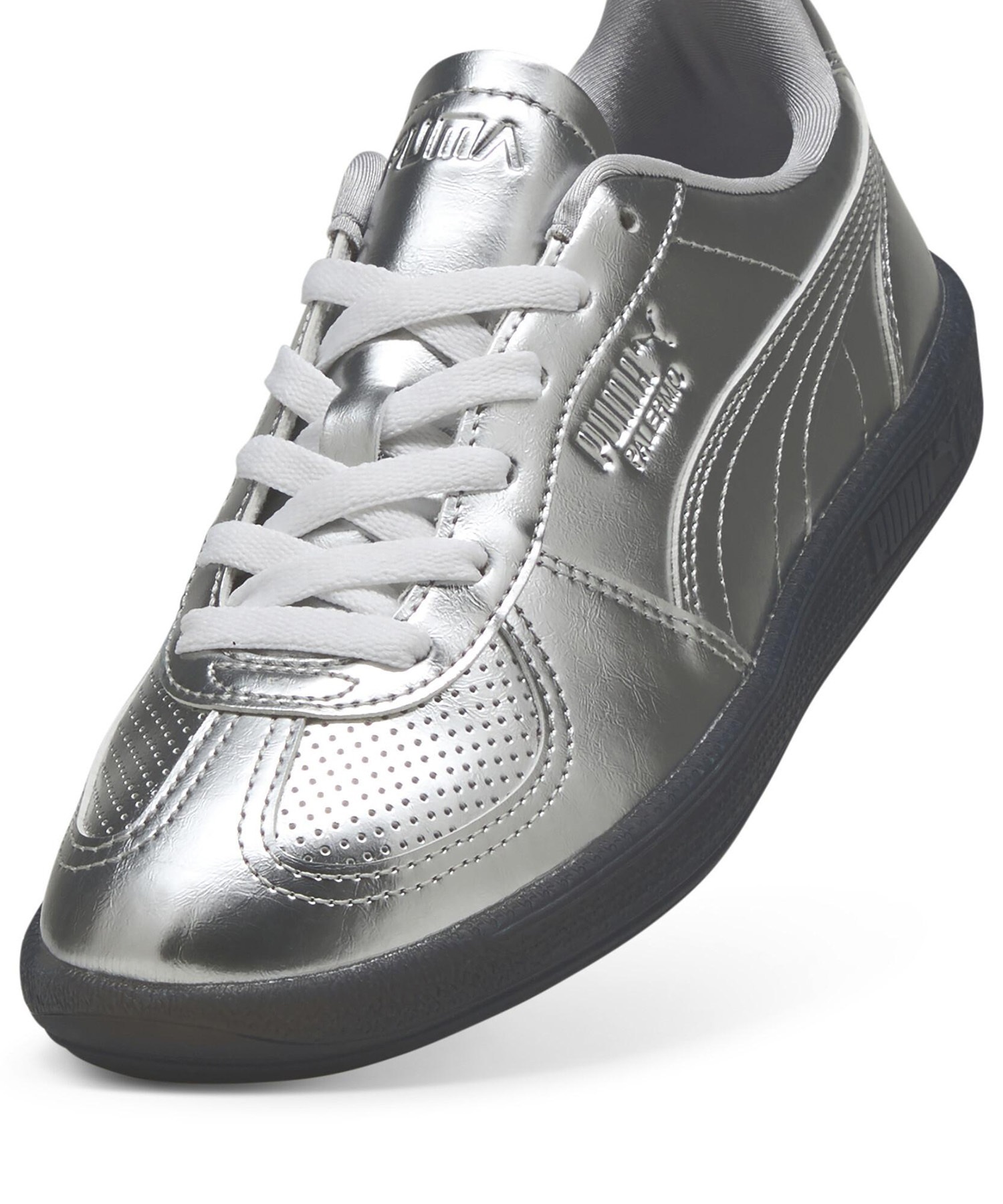 PUMA プーマ スニーカー レディース シルバー 韓国 ファッション パレルモ アストロ エスケープ PALERMO ASTRO ESCAPE 400450(01-23.0cm)