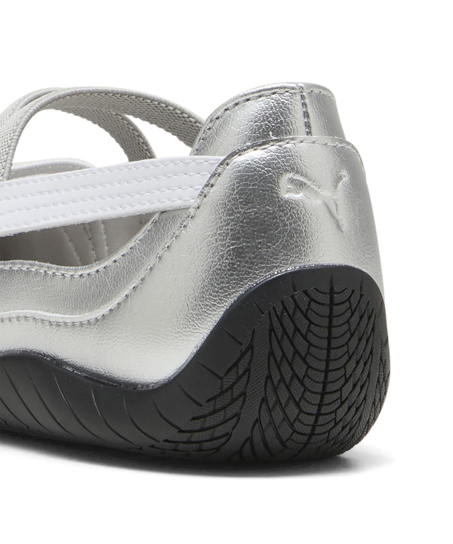 PUMA プーマ スニーカー レディース メリージェーン シルバー 韓国 SPEEDCAT BALLET MT WNS スピードキャット バレット 401581(01-23.0cm)