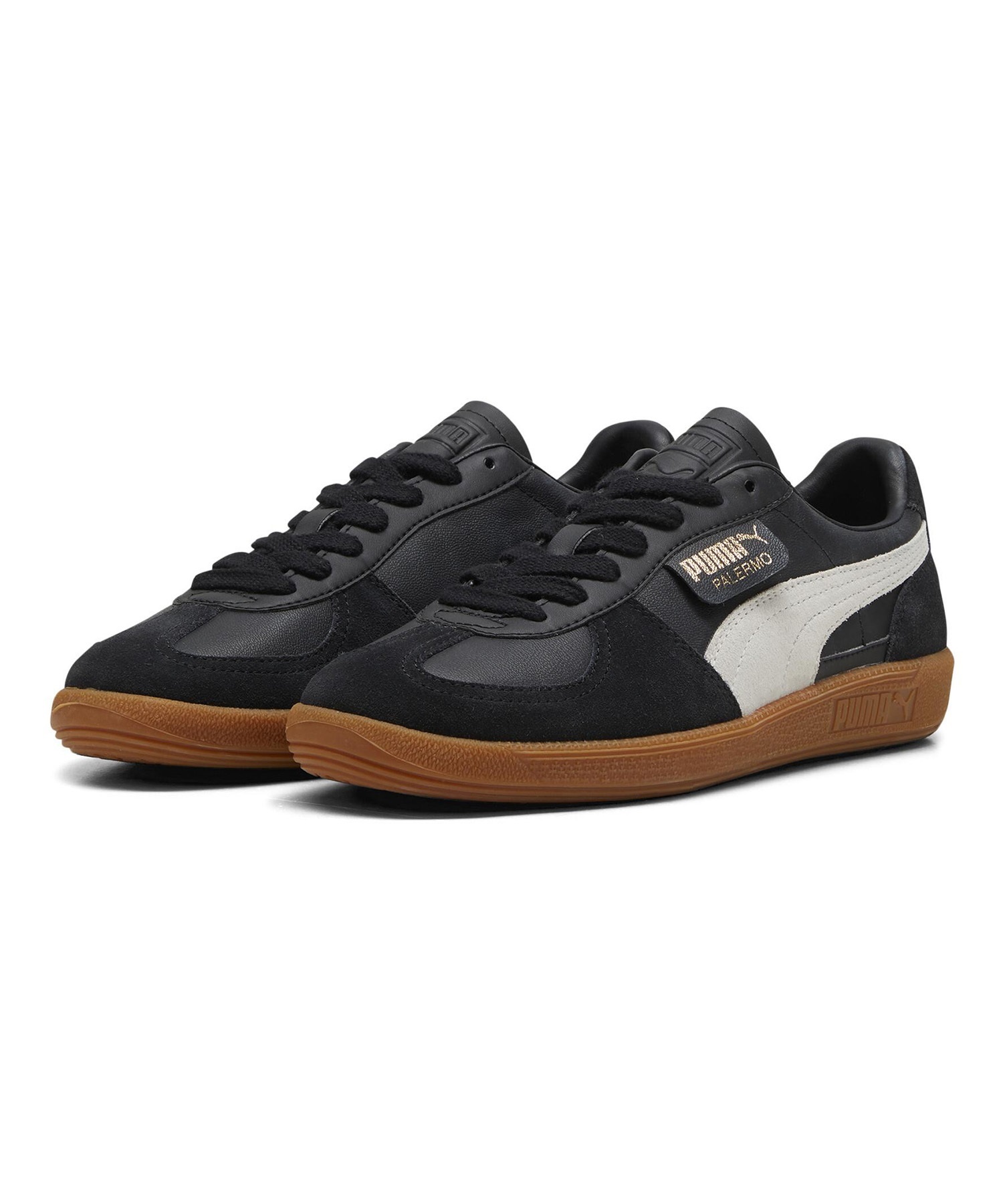 PUMA プーマ スニーカー メンズ レディース 靴 シューズ 薄底 ローカット PALERMO LTH 396464-03(03-23cm)