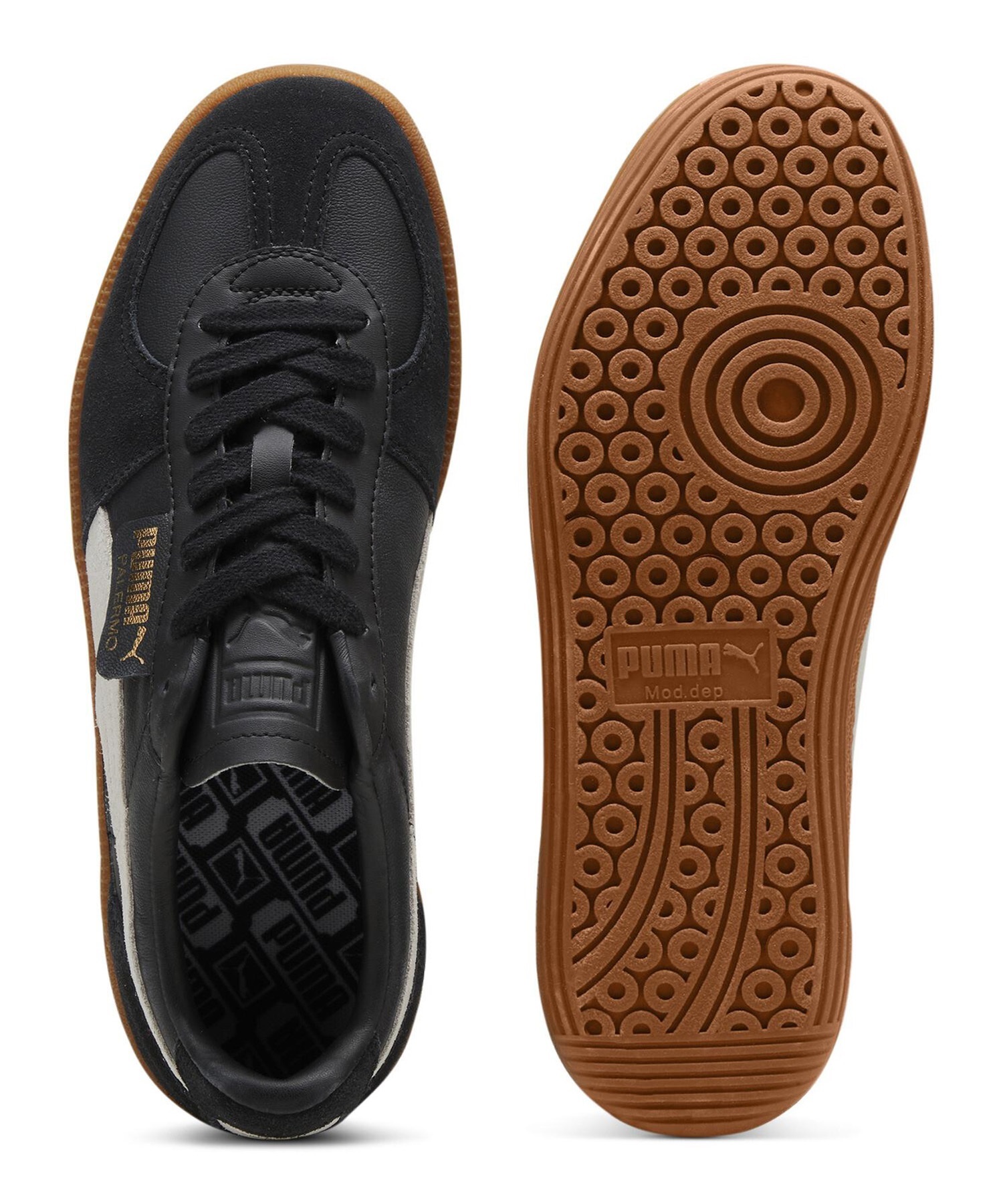 PUMA プーマ スニーカー メンズ レディース 靴 シューズ 薄底 ローカット PALERMO LTH 396464-03(03-23cm)