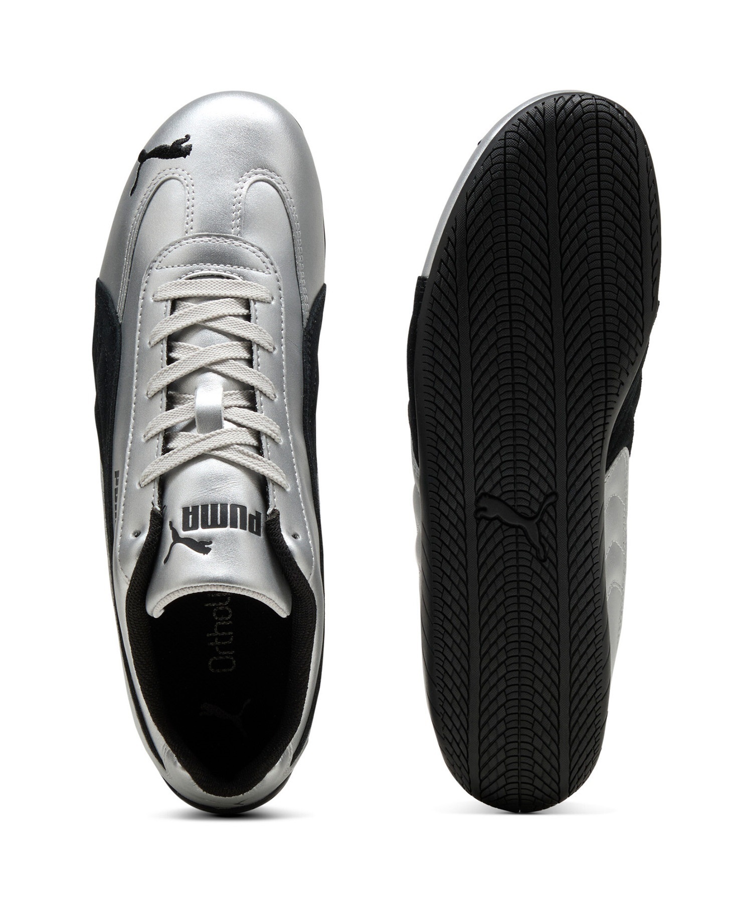 PUMA プーマ スニーカー レディース 韓国 シルバー ROSE ロゼ SPEEDCAT METALLIC スピードキャット 403689 01(01-23.0cm)