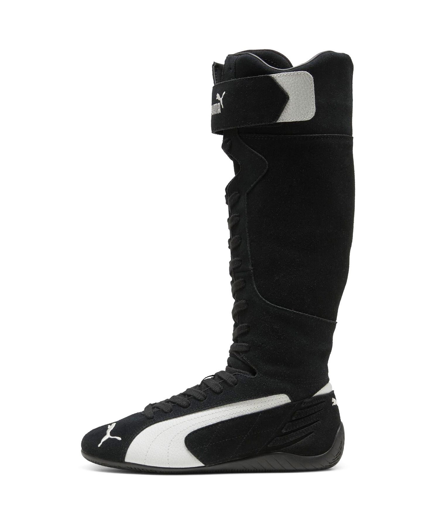 PUMA プーマ レディース ブーツ 韓国 コリア ロングブーツ SPEEDCAT BOOT WNS スピードキャット ブーツ 40377001(01-23.0cm)