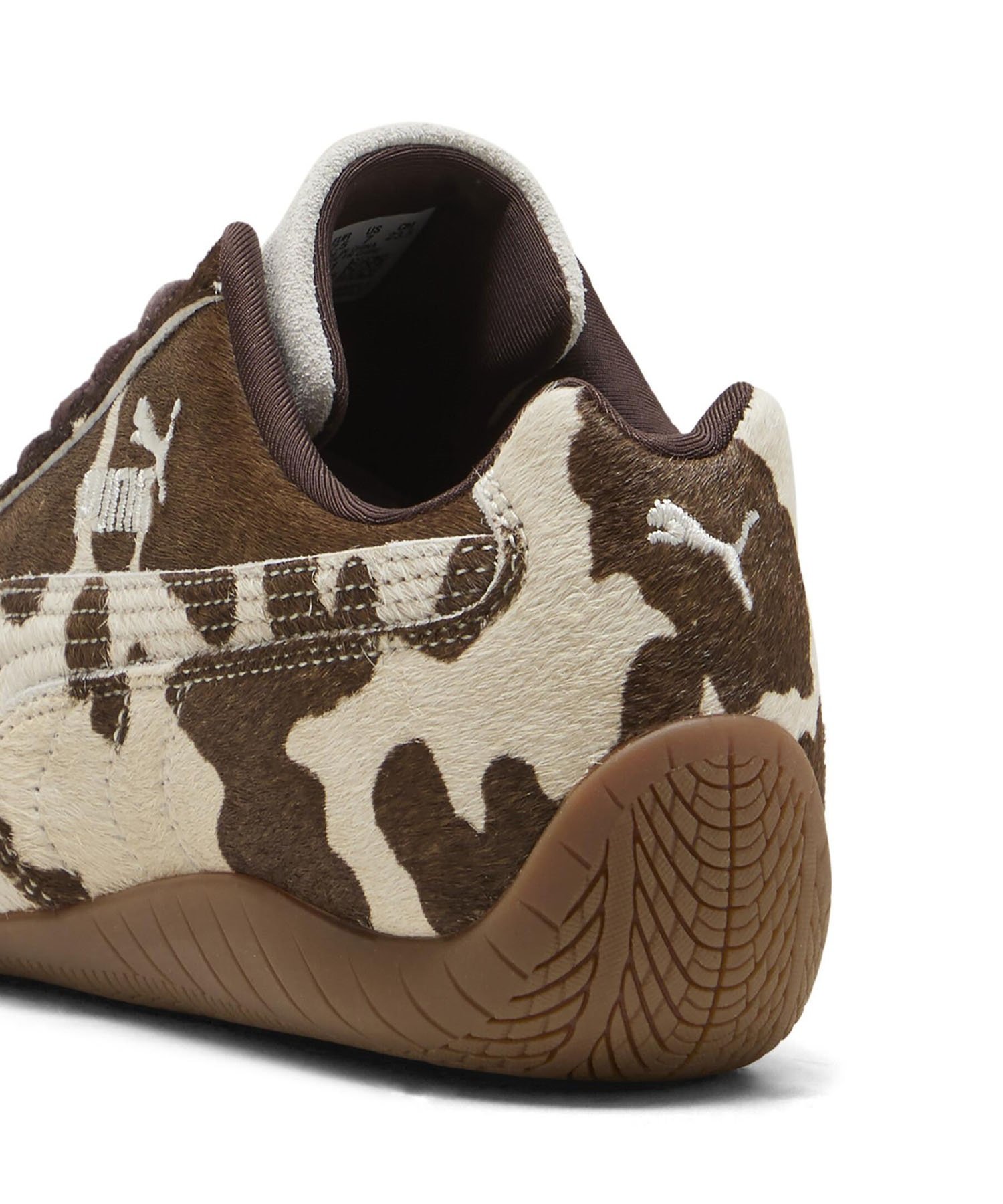 PUMA プーマ スニーカー レディース 韓国 アニマル カウ柄 SPEEDCAT COW WNS スピードキャット 406141 01(01-23.0cm)