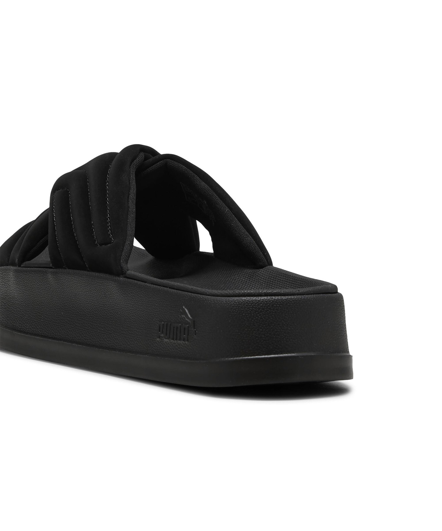 PUMA プーマ サンダル レディース 厚底 スライドサンダル LEADCAT PLATFORM リードキャット プラットフォーム 400340(01-23.0cm)