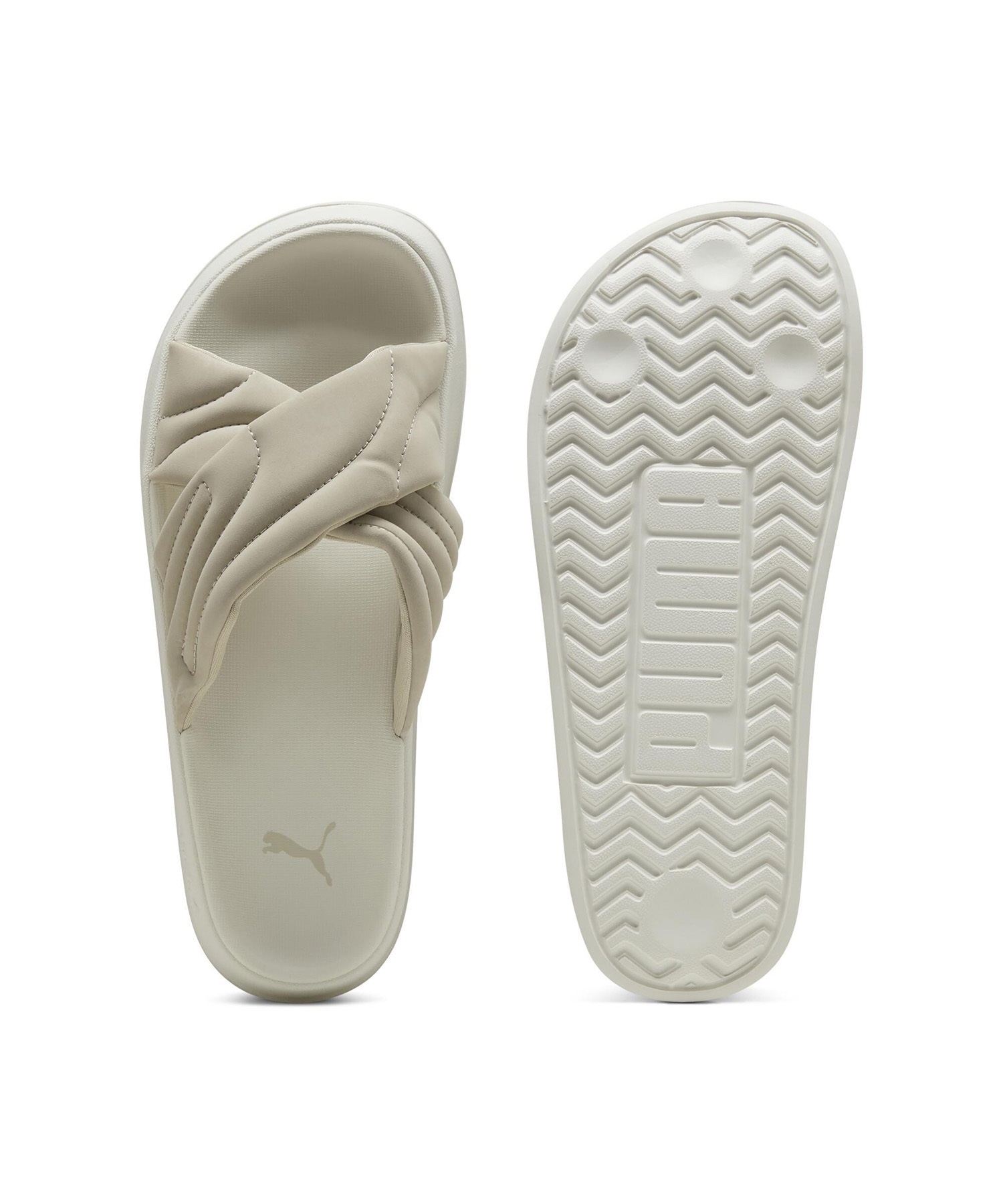 PUMA プーマ サンダル レディース 厚底 スライドサンダル LEADCAT PLATFORM リードキャット プラットフォーム 400340(01-23.0cm)